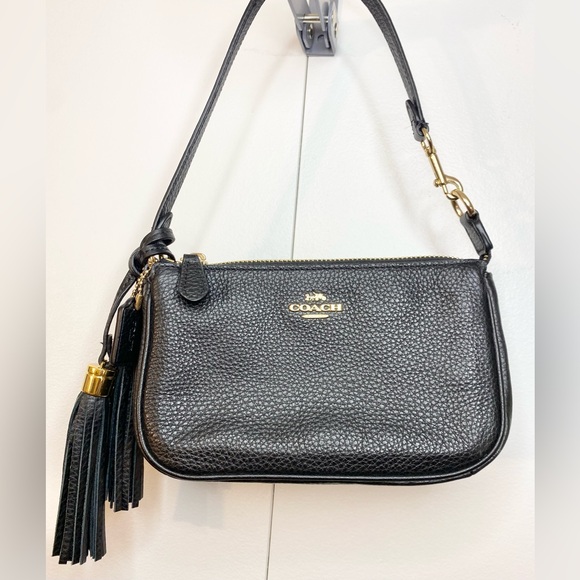 Coach Black Pebbled Leather Bag - Picture 9 of 9